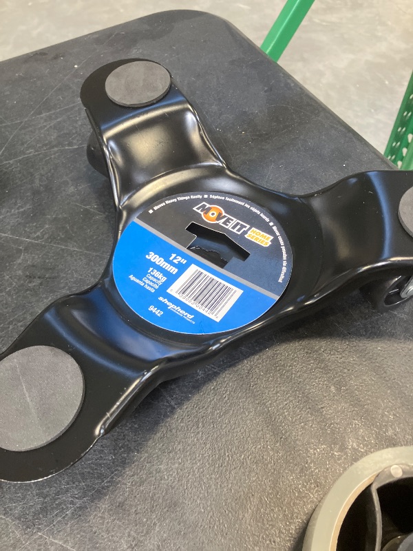 Photo 1 of Shepherd Hardware Move-It 9442 12-Inch Steel Tri-Dolly, 300-lb Load Capacity, Black