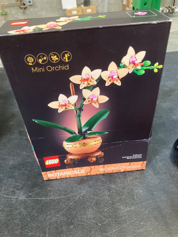 Photo 1 of LEGO Botanicals Mini Orchid Building Set - Artificial, Fake Orchid for Home Decor, Adults Ages 18+ - Gift for Mothers Day - Indoor Plant Decorations for Table, Desk, Office - 10343
