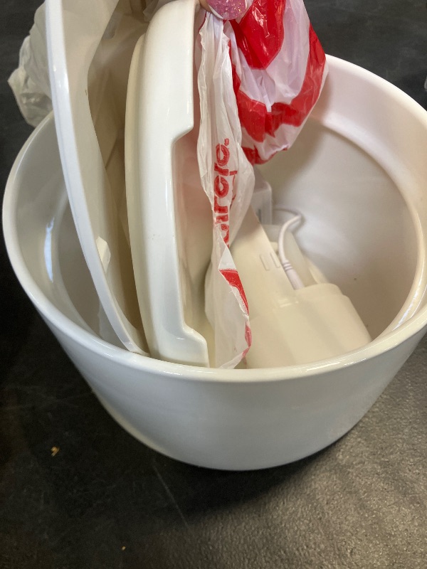 Photo 1 of Ceramic Cat Water Fountain,Cat Water Fountain Cordless Battery Operated 78oz/2.3L with Motion Sensor, Ultra Quiet Pump BPA-Free for Cats, Dogs, Multiple Pets