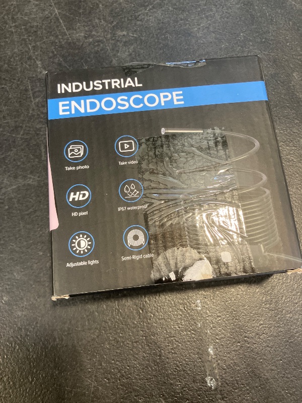 Photo 1 of Hertzeagle scope Camera with Light Compatible with iPhone and Android, 16.5ft IP67 Waterproof Snake Camera, Borescope, 8 Adjustable Lights