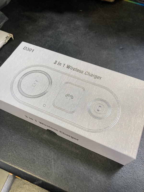 Photo 1 of 3 in 1 Charging Station for Apple Devices, Faster Mag-Safe Charger Stand, Magnetic Wireless Charger Station for iPhone 17 16 15 14 13 12 Pro Max Plus, Apple Watch iwacth & AirPods, Adjustable Angle