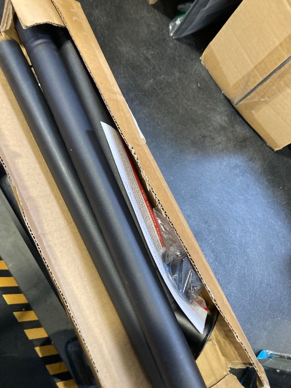 Photo 1 of Closet Rod, 17 to 40 Inch 1.3 Inch Diameter Heavy-Duty Adjustable Closet Rods for Hanging Clothes Closet Hanging Rod Metal Matte Black Closet Poles for Wardrobes