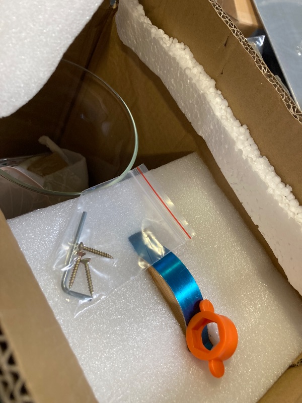 Photo 1 of 1.2 Gallon Large Glass Drink Dispenser For Parties, Beverage Dispenser with Bamboo Wood Stand and Stainless Steel Spigot, Juice, Lemonade, Water jug dispenser, Laundry Detergent Dispenser (2 PACK)