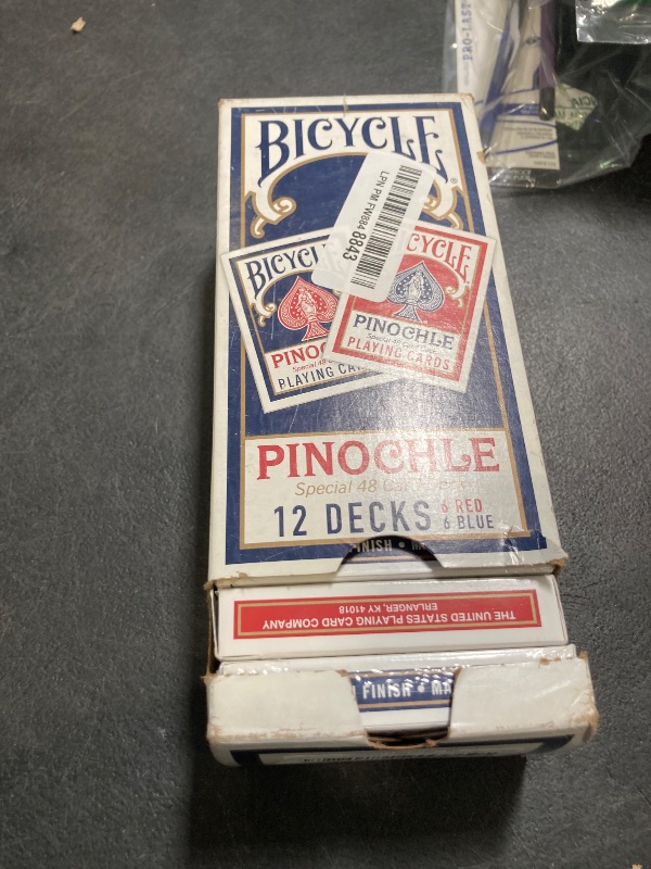 Photo 1 of Bicycle Standard Rider Back Playing Cards, Poker Size, 12 Pack, Classic Decks of Cards for Poker, Blackjack, Casino Games & Family Game Night