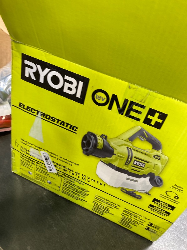 Photo 1 of RYOBI ONEAND 18V Cordless ELECTROSTATIC 0.5 GAL. Sprayer Tool ONLY P2809BTL