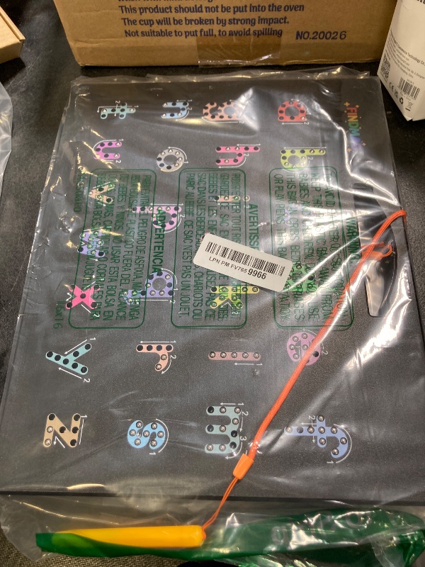 Photo 1 of FINDMAG Magnetic Letter Board, Dual Sided ABC Education Board Writing Practice for Toddler, Erasable Educational Tool for Kids, Reusable Learning Toys, Back to School Supplies Road Trip Essentials