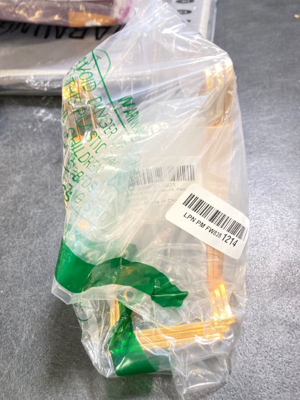 Photo 1 of 3 Pack 6 inch Metal Plate Stands for Display, Plate Holder Pictures Frame Easel Display Stand, Tabletop Picture Stand, Iron Easels for Display Photo Frames, Plates, Vinyl Record?Book, Plaque, Sign