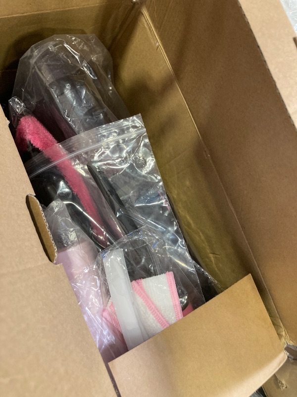 Photo 1 of Viewsun 17pcs Car Cleaning Kit, Pink Car Interior Detailing Kit with High Power Handheld Vacuum, Detailing Brush Set, Windshield Cleaner, Cleaning Gel, Complete Auto Accessories for Women Gift