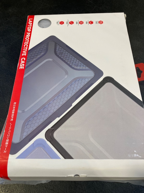 Photo 1 of HXCASEAC Case Compatible with MacBook Pro 16 inch 2025 2024 2023 2022 2021, Anti-Scratching Protective Hard Cover with Foldable Stand M4 M3 M2 M1 (A3186 A3403 A2991 A2780 A2485) - Navy