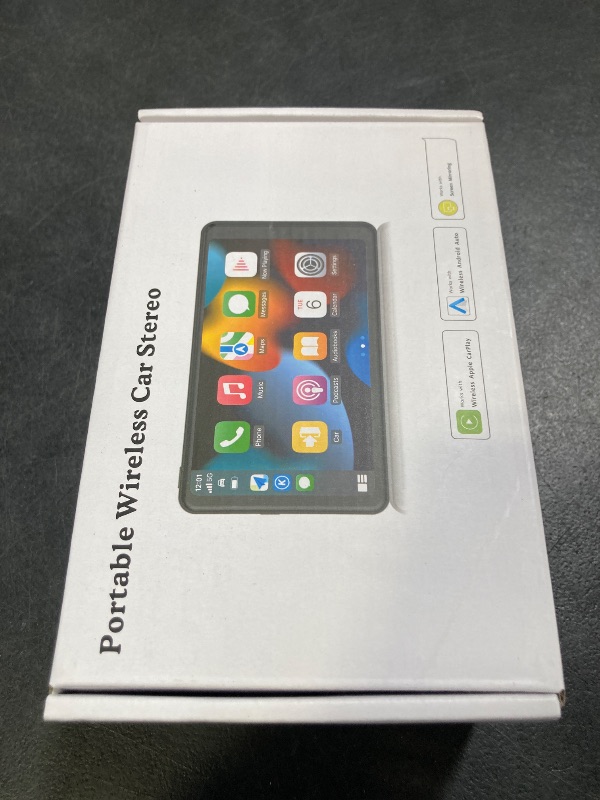 Photo 1 of 2026 Enhanced Carplay Screen for Car - 7" HD Portable Carplay & Android Auto with Bluetooth, HD Backup Camera, GPS Navigation, Siri, FM Radio, AUX, and Mirror Link – Compatible with All Vehicles