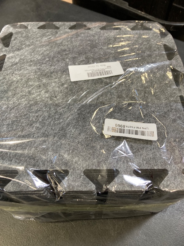 Photo 1 of 24Pcs Sound Absorbing Interlocking Floor Mats, 11 x 11 x 0.3 Inch High Density Piano Carpet Drum Rug, Non-Slip Anti Vibration Soundproof Pads, Grey