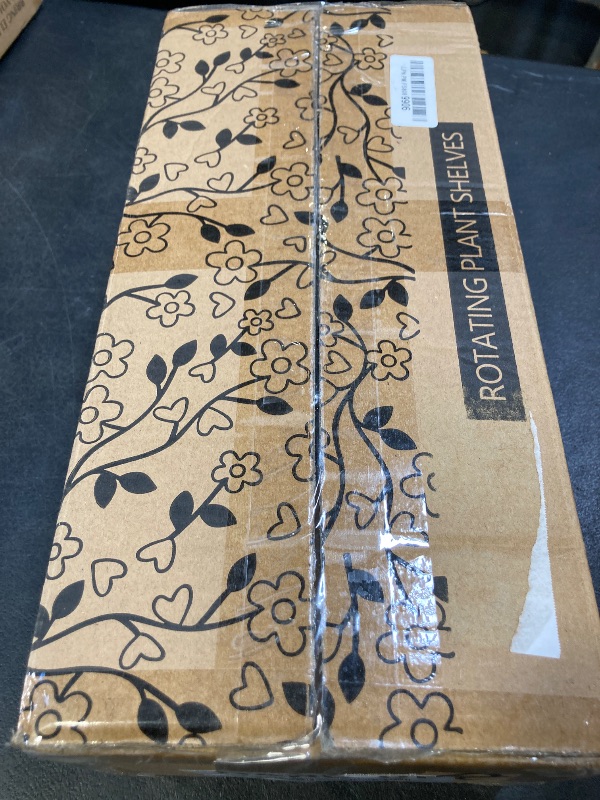 Photo 1 of BUTUNITA Rotating Window Plant Shelves 3-Tier, Wooden Window Shelf for Plants, Sill Space-Saving Corner Hanging Wall Stand for Multiple Plants, Indoor Home Decor, White