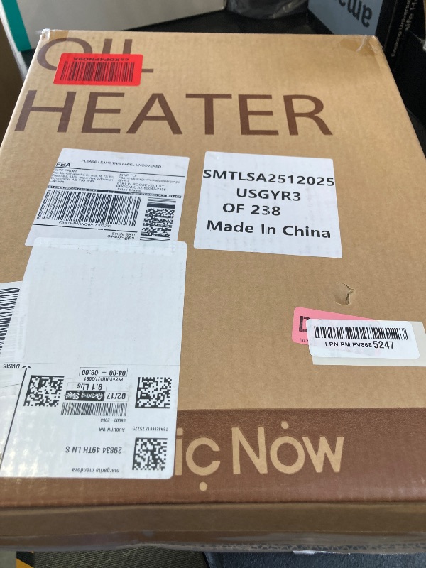 Photo 1 of Oil Filled Radiator Heater,Oil Heater with Adjustable Thermostat?Electric Radiator Heater with Overheat Safety?Mini Portable Space Heater?700W