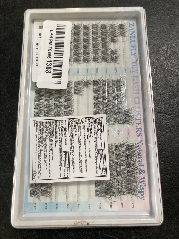 Photo 1 of Lash Clusters Kit 708Pcs Individual Cluster Lash Extensions Kit 30D+40D+50D+60D+80D+100D Wispy Eyelash Clusters with Lash Bond and Seal and Tweezers 10-16mm 6 Styles Mix Lashes Clusters Kit