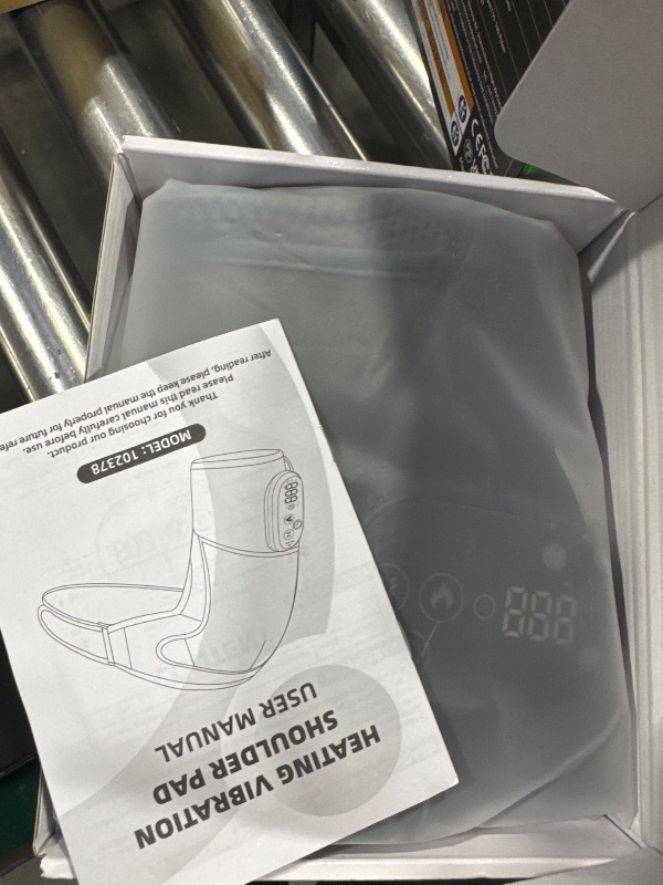 Photo 1 of Upgraded Shoulder Heating Pad, Heated Shoulder Brace with 5 Heat Levels and 5 Vibration Modes for Men and Women Rotator Cuff, Arthritis and Frozen Shoulder Pain Relief