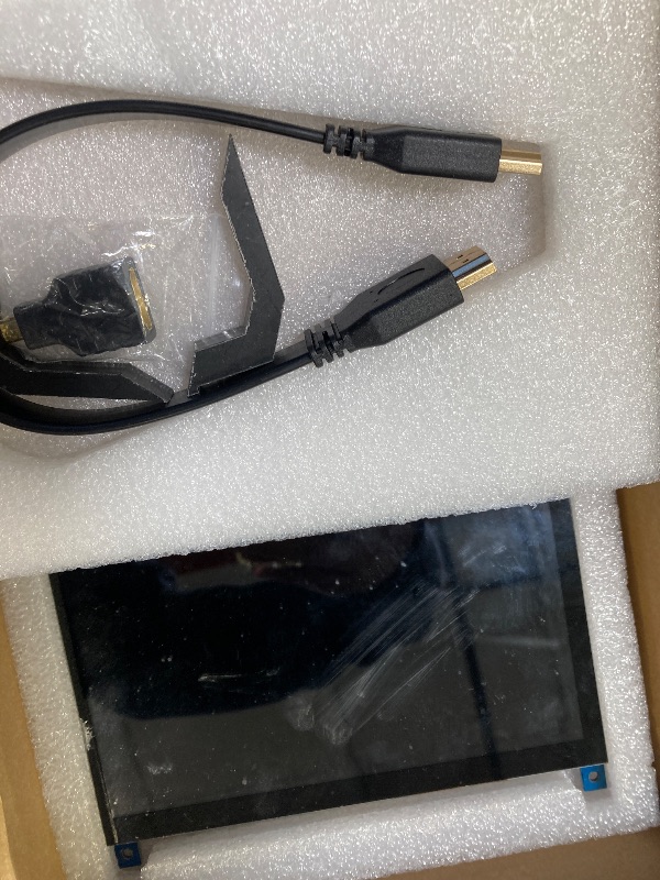 Photo 1 of iUoyoMon 7 Inch Screen for Raspberry Pi, 1024×600 IPS HDMI Capacitive Screen LCD Display, Mini Portable Monitor Compatible with Raspberry Pi 5/4/3 BB Black Banana Pi Win11/10/8/7 (Non-Touch)