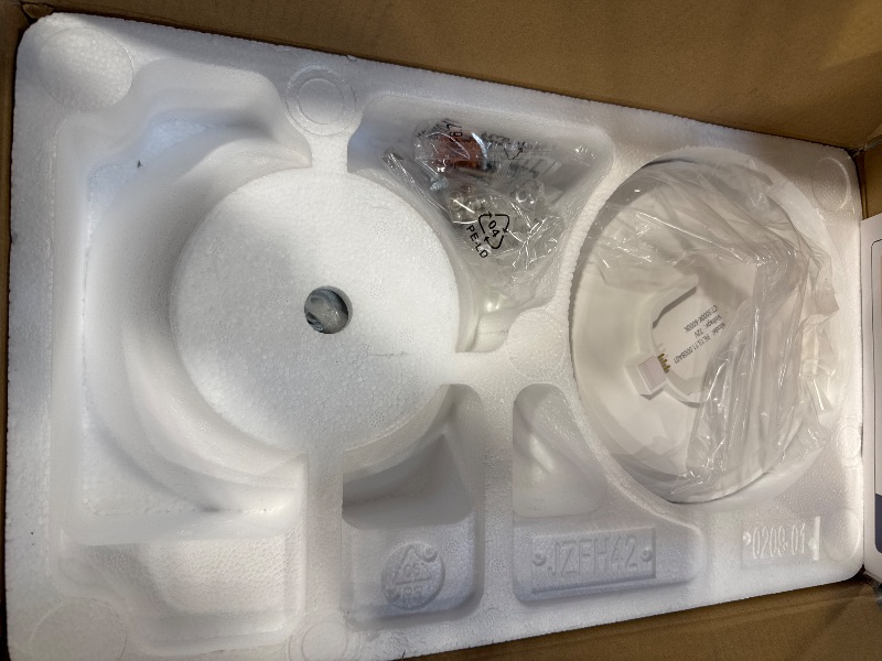 Photo 1 of ZMISHIBO 52 Inch Smart Ceiling Fans with RGB Lights, Low Profile Flush Mount Ceiling Fan with Alexa/App/Remote Control, Dimmable 20W LED Light, Black Modern Fan for Living Room, Bedroom, Game Room