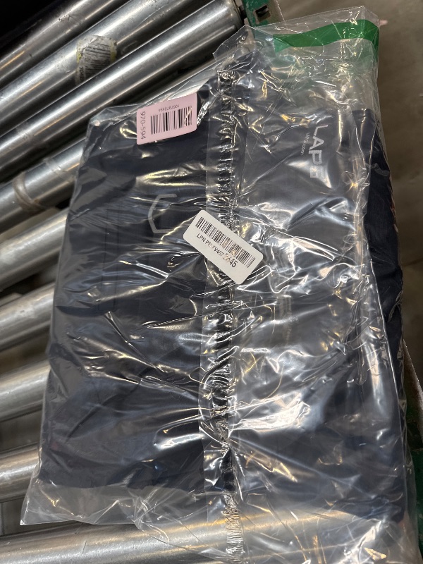 Photo 1 of LA Police Gear LAPG Women's Uniform Tactical Pants, Elastic Waistband, Mid Rise, Relaxed Fit, Durable Work Training Cargo Pants for Women, Navy, Size 14, Regular