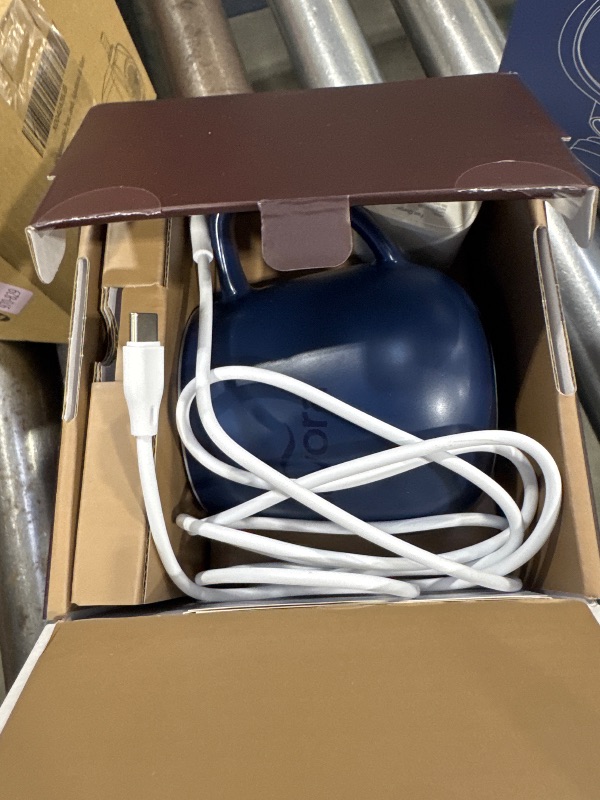 Photo 1 of 12oz IntelliHeat™ Coffee Mug | Barista’s Choice | Exclusive Wireless SmartSense Pad | Maintains Perfect 135°F | Hand-Crafted Ceramic Mug & Lid | Great for Tea Drinkers | Backed for Life - Blue