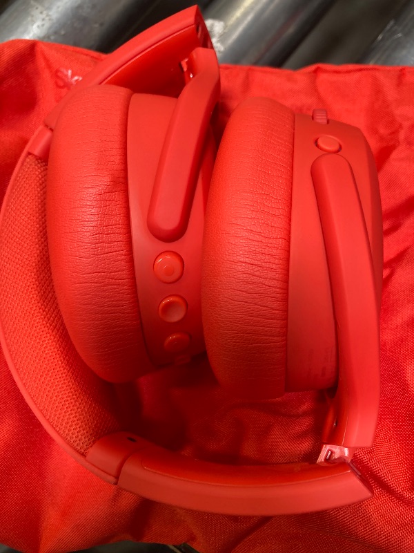 Photo 1 of Skullcandy Crusher ANC 2 Wireless Over-Ear Bluetooth Headphones with Multi-Sensory Bass, Active Noise Cancelling, Up to 60 Hours Battery, Microphone for iPhone Android - Plasma