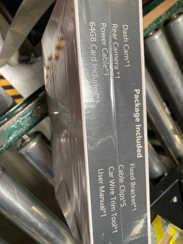 Photo 1 of 3 Channel 4K Dash Cam Front, 1080P Dash Camera Rear and Inside for Cars with 3.16 IPS Screen, 64GB Card, G-Sensor, 24Hr Parking, App Control,Loop Recording, Night Vision,Support 256GB Max