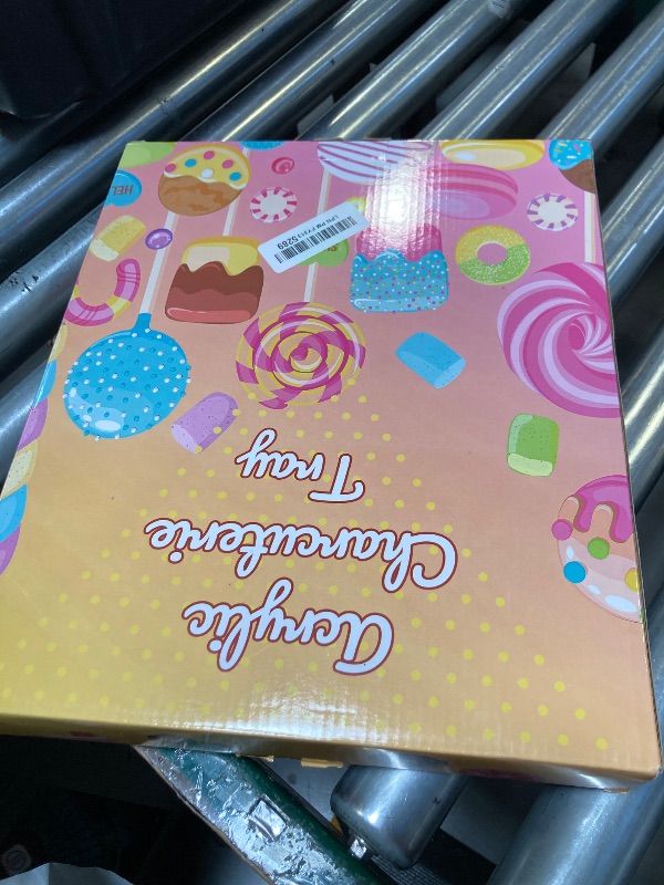 Photo 1 of 13.8" Extra Large Acrylic Letter Charcuterie Board Box, Reusable Fillable Letter Cake Candy Dish Display Serving Tray for Birthday Anniversary Party Decoration (R)