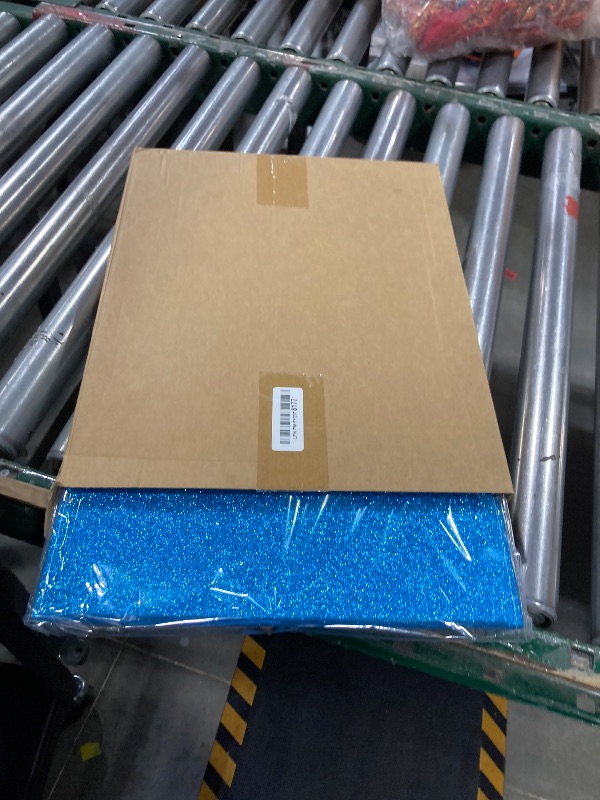 Photo 1 of Colingmill Foldable Glitter Backstage Mirror with Handle 33. 5X 13. 5 Inch Leather Folding Hanging Mirror Rectangular for Travel Dance Bag Home Fitness Spa Gift for Dancers(Blue)