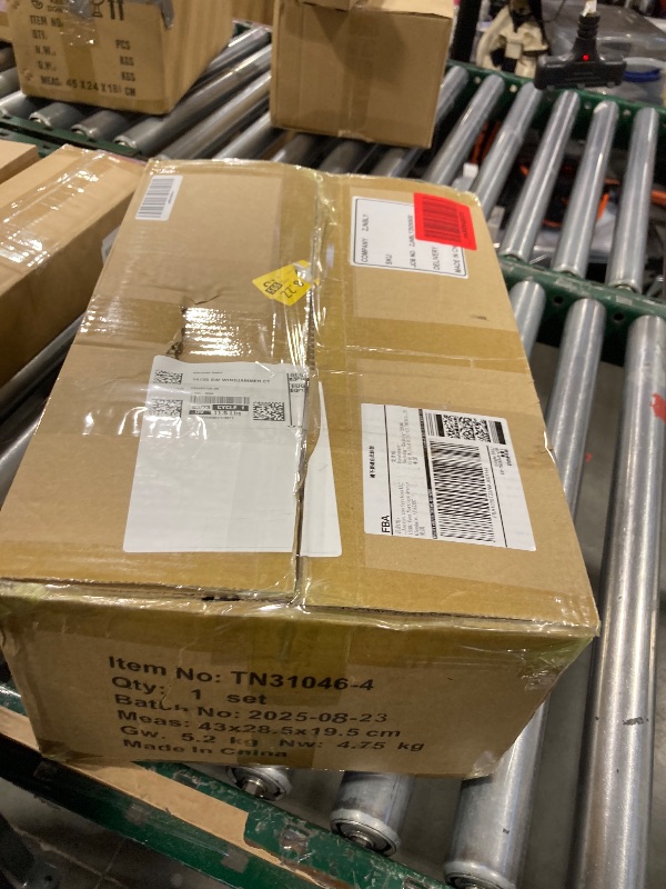 Photo 1 of Ultrawall Bike Storage Rack for Garage, 4 Bikes Floor Bike Stand, Bicycle Parking Holder Stand for Indoor/Outdoor, Fit 22-28" Wheel Tire Width 2.1"