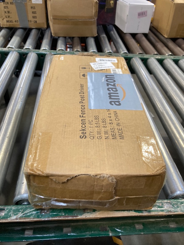 Photo 1 of Sekcen Fence Post Driver T Post Driver with Handle Metal Pounder Rammer for U Channel Wooden Fence 8LB