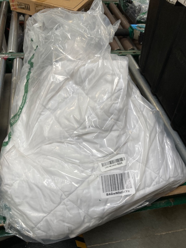 Photo 1 of Bedsure Twin Mattress Protector, Quilted Twin Mattress Topper with Deep Pocket up to 22 Inches, Soft Breathable Noiseless Bed Cover, Waterproof Pad Bed for Home, Bedroom, Hotel - White