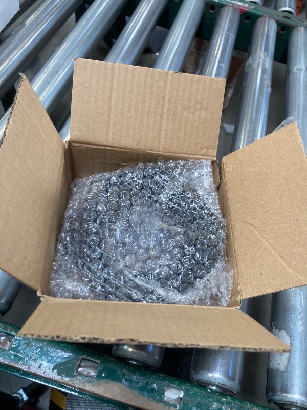 Photo 1 of 24 Pcs Chain Trellis for Climbing Plants, 120 Inch Long Metal Plant Trellis Indoor Outdoor, Garden Wall Vine Support Trellis, Plant Accessories for Ivy, Peonies, Hexagonal Design Black