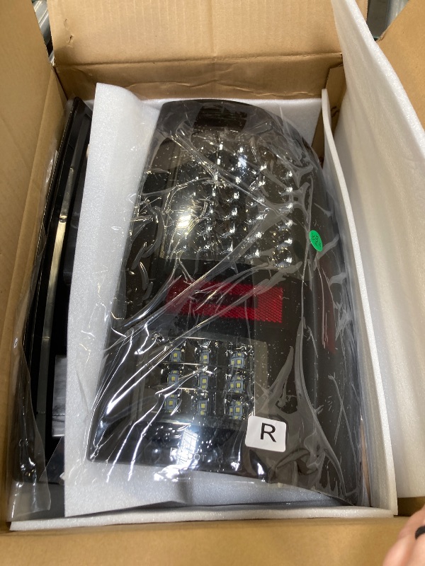 Photo 1 of (2 Pack) Rear LED Taillight Assembly Fit for 2009-2018 Dodge Ram 1500, 2010-2018 Ram 2500 3500 - Chrome Smoke Lens, Only Fit factory Halogen/incandescent Models and Without Projector Headlights Models