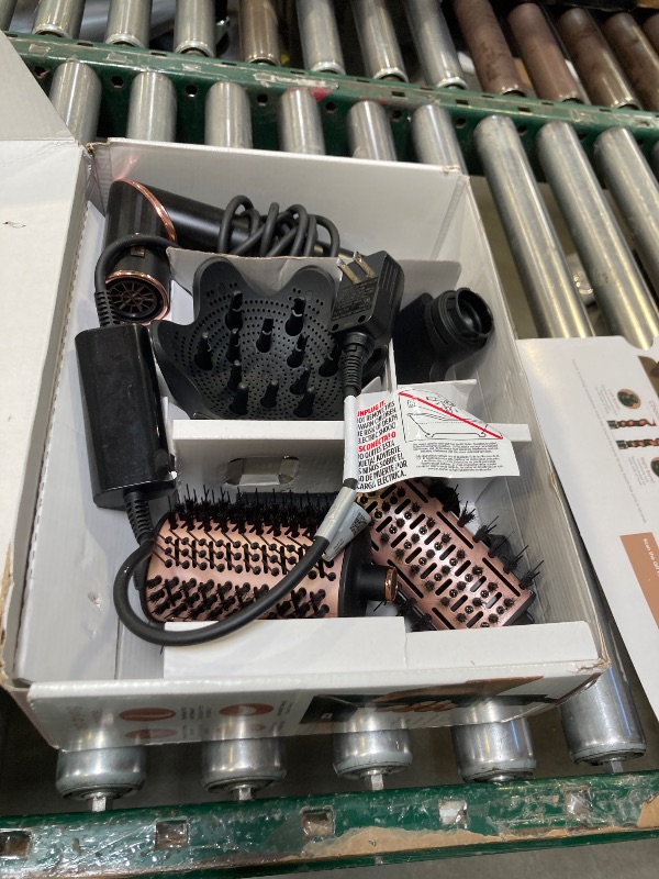 Photo 1 of Shark Hair Dryer | FlexStyle Hair Styling System | Portable & Powerful Blow Dryer Brush | Hair Curler & Volumizer | 6 Styling Tools Included | Best for All Hair Types | Black | HD440BK