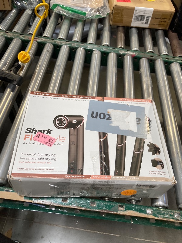 Photo 1 of Shark Hair Dryer | FlexStyle Hair Styling System | Portable & Powerful Blow Dryer Brush | Hair Curler & Volumizer | 6 Styling Tools Included | Best for All Hair Types | Black | HD440BK