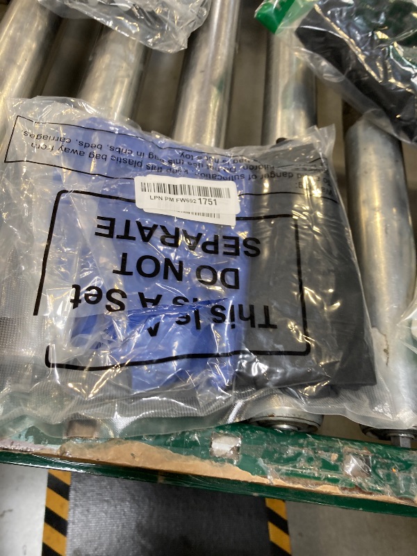 Photo 1 of Skylety Compression Leg Sleeve Full Length Leg Sleeves Sports Cycling for Men Women, Running, Basketball(XL,Black and Blue)