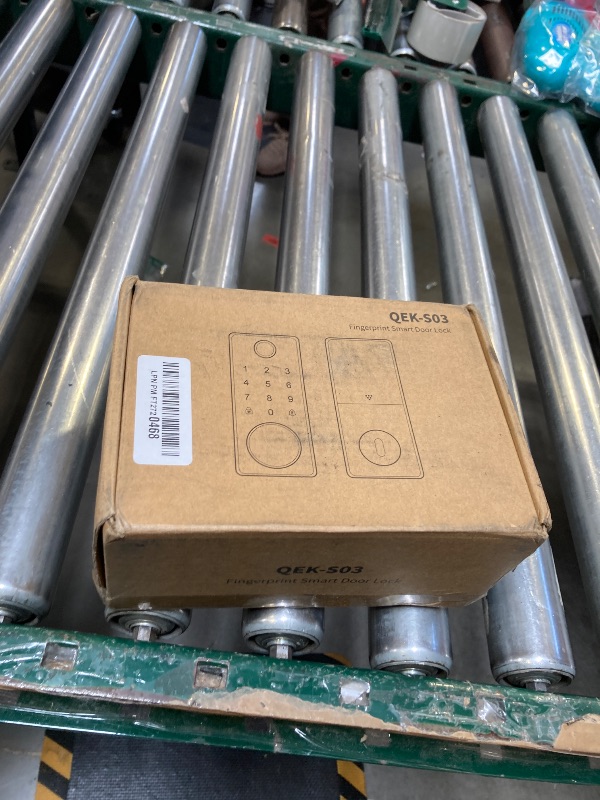 Photo 1 of IBLOG Smart Deadbolt Lock, Fingerprint Keyless Entry Door Lock App Control, Electronic Touchscreen Keypad, Auto Locking, IP54 Weatherproof, Easy Install Digital Deadbolt for Front Door