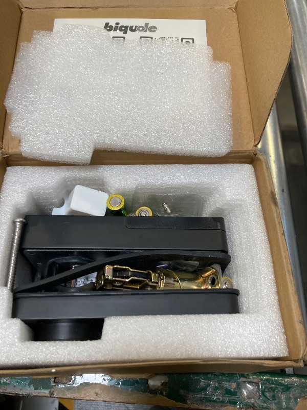 Photo 1 of IBLOG Smart Deadbolt Lock, Fingerprint Keyless Entry Door Lock App Control, Electronic Touchscreen Keypad, Auto Locking, IP54 Weatherproof, Easy Install Digital Deadbolt for Front Door