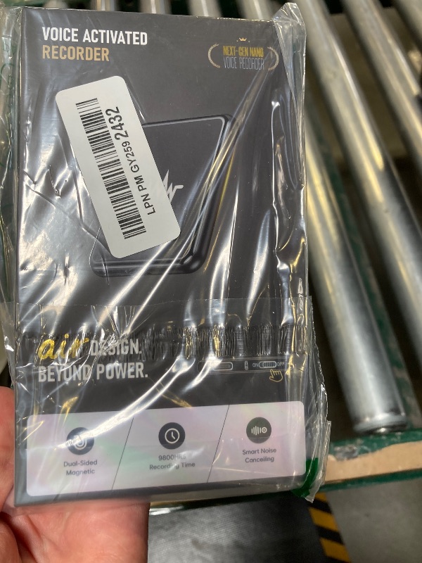 Photo 1 of 128G (9800 Hour) Voice Activated Recorder, Double-Sided Magnetic Voice Recorder with Playback, Audio Recorder with AI-Intelligent Noise Reduction, 70H Continuous for Lectures, Meetings