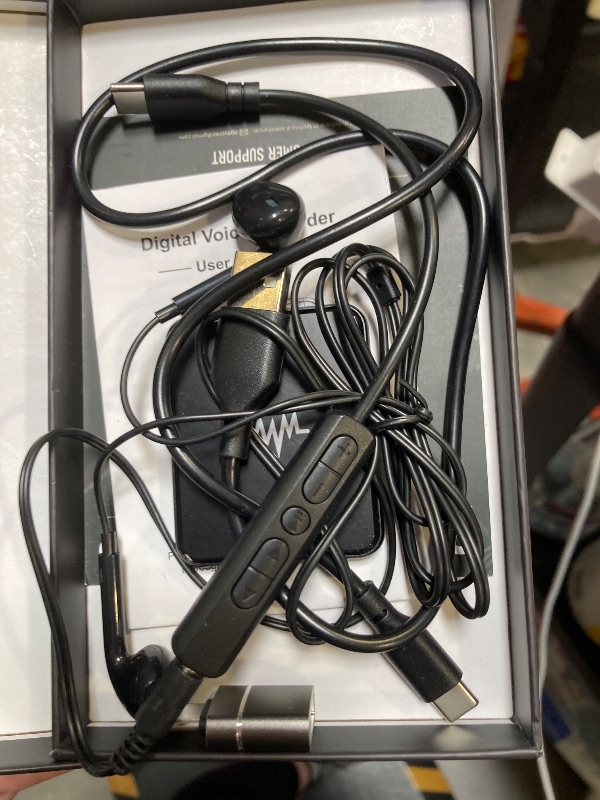 Photo 1 of 128G (9800 Hour) Voice Activated Recorder, Double-Sided Magnetic Voice Recorder with Playback, Audio Recorder with AI-Intelligent Noise Reduction, 70H Continuous for Lectures, Meetings