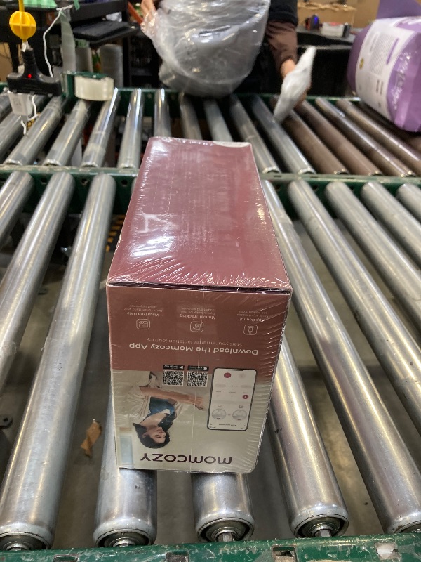 Photo 1 of Momcozy M5 Smart APP Controlled Wearable Breast Pump, Hands-Free Wireless Electric Pump, 3 Modes 9 Suction Levels, BPA-Free, Portable Lightweight, 24mm Flange, 2-Pack Cozy Red