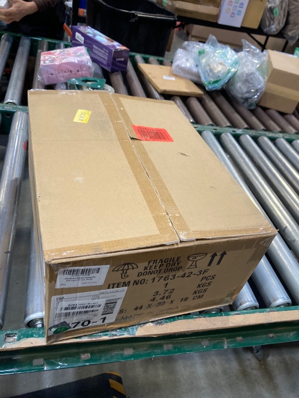 Photo 1 of VOLISUN Ceiling Fans with Lights Flush Mount, 42 inch Low Profile Ceiling Fan with Light and Remote, Queit & Reversible Motor,3CCT, Dimmable, White Modern Ceilings Fans for Bedroom, Living Room