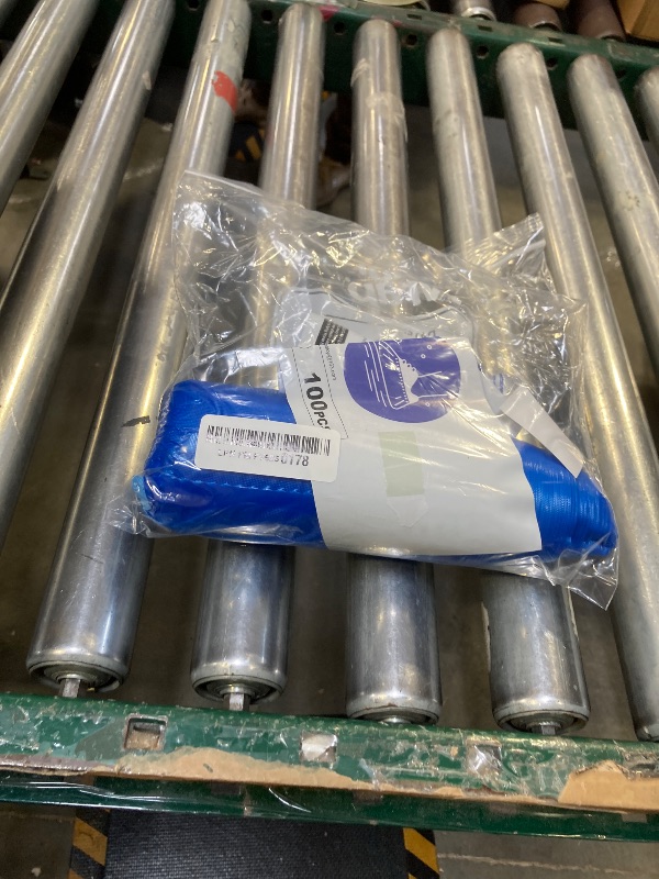 Photo 1 of Shoe Covers Disposable Non-Slip, Waterproof Boot Covers with Compact Roll for Easy Storage, 100 Pack Plastic Shoe Covers for Indoor Use, Home Cleaning,Visting, One Size Fits Most