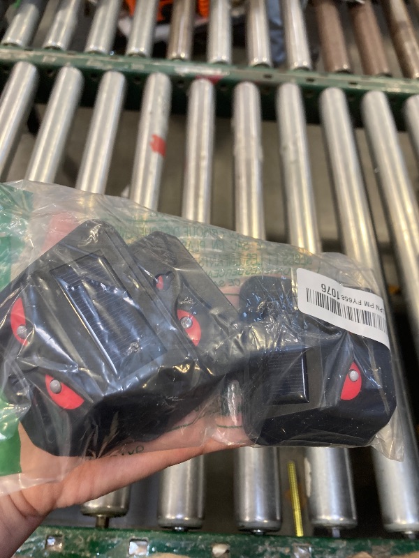 Photo 1 of Kittmip Solar Control Light Nocturnal Animal Repeller Outdoor Deterrent Devices Light Sensor Animal Repellent for Skunk Deer Coyote Fox Raccoon Cat Garden Yard Farm Chicken Coop