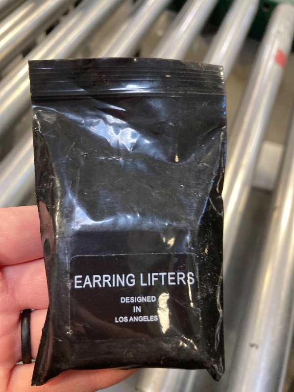 Photo 1 of Anchora Original Magic Earring Backs for Droopy Ears | Earrings Lifters for Heavy Earring | Earlobe Secure Clear Miracle | Fits Standard 20G / 0.8mm Posts ONLY (2 Silver 1 Gold)