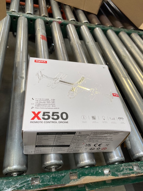 Photo 1 of SYMA X550 RC Plane, 4 CH Remote Control Airplane with High/Low Speed, One-Key Takeoff/Landing, Stunt Flight Modes, Army Model Plane Gift for Kids, Beginners & Adults