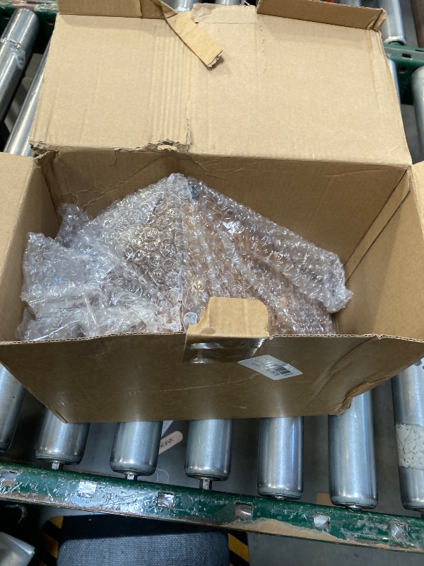 Photo 1 of 20 Slot Knife Block Storage without Knives,Acacia Wood Universal Knife Holder for Kitchen Countertop,Large Butcher Block Organizer,Easy Kitchen Knife Storage (Brown)