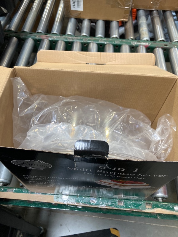 Photo 1 of Cake Stand with Dome Cover, 6-in-1 Multi-Purpose Use, Cake Stand with Lid, Serving Platter, Punch Bowl, Desert Platter and More, BPA Free