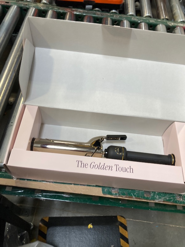 Photo 1 of HOT Tools 24K Gold Professional 1 1/2" Extended Barrel Curling Iron with Clamp for Bouncy Curls, Faster Styling, Less Damage & Long-Lasting Results