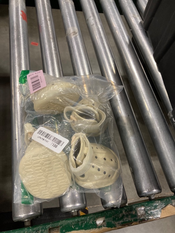 Photo 1 of DOGOYS Dog Shoes, Dog Sandals for Hot Pavement, Non-Slip Waterproof Dog Booties for Winter Snowy Day and Summer, Adjustable Straps Easy-Clean Beach Outdoor Pet Boots Rugged Sole-4Pcs Beige