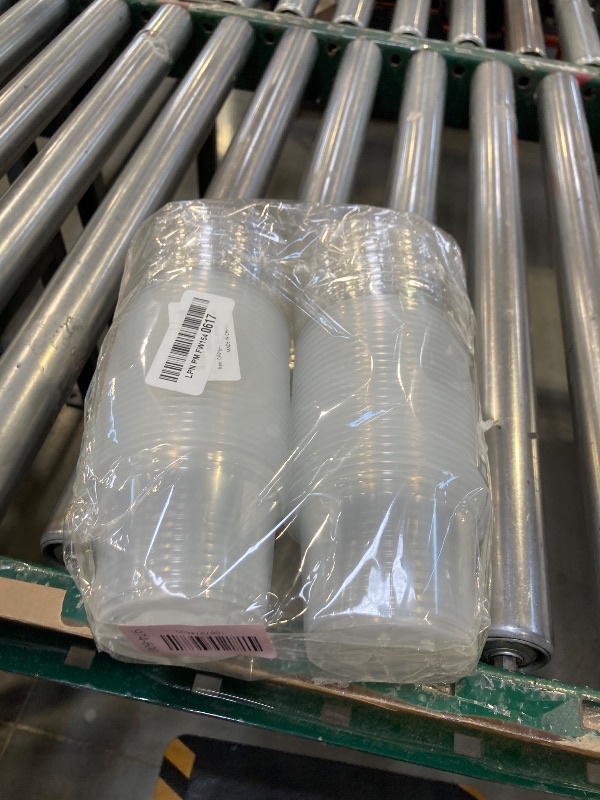 Photo 1 of 50 pcs 5oz containers with lids 